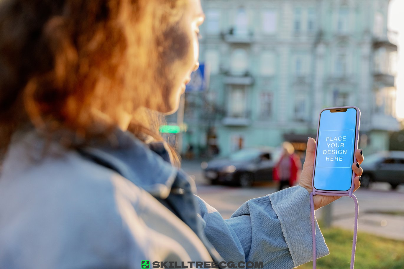 图片[2]-Mockup template: iPhone 12 Pro Max in woman’s hand（488922）-技能树